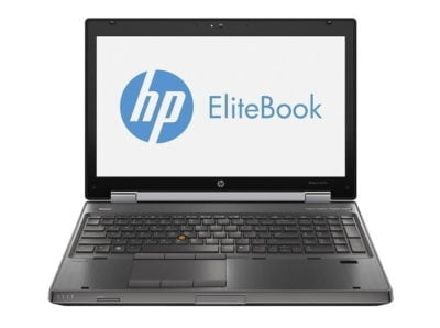 15" HP EliteBook 8570w - Intel i7 3720QM 2,6GHz 256GB SSD 8GB Win10 Pro - Sølv stand