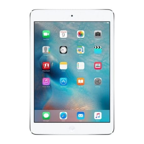 Apple iPad Mini 16GB WiFi + Cellular 4G LTE NANOSIM (Hvid) - Sølv stand