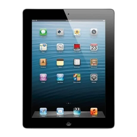 Apple iPad 4 16GB WiFi (Sort) - Bronze stand