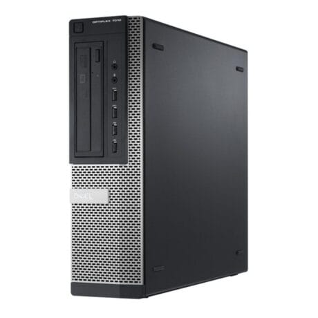 Dell Optiplex 7010 DT - Intel i5 3570 3,4GHz 128GB SSD 8GB Win10 Pro - Sølv stand