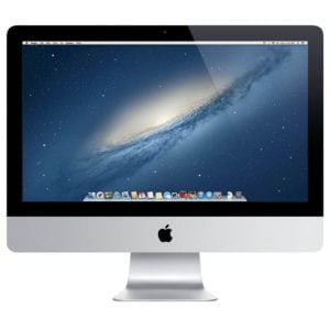 Apple iMac 21,5" - Intel i5 3330S 2,7GHz 1TB HDD 8GB (Late-2012) (Slim) - Sølv stand