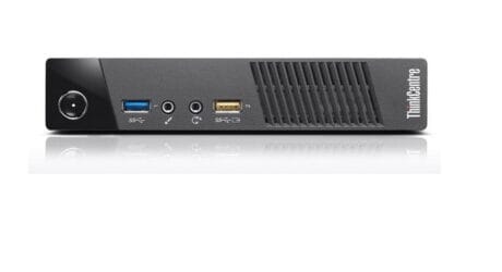 Lenovo ThinkCentre M73 Tiny - Intel i5 4570T 2,9GHz 256GB SSD 8GB Win10 Pro - Guld stand