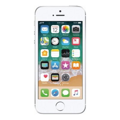 Apple iPhone SE 64GB (Sølv) - Guld stand
