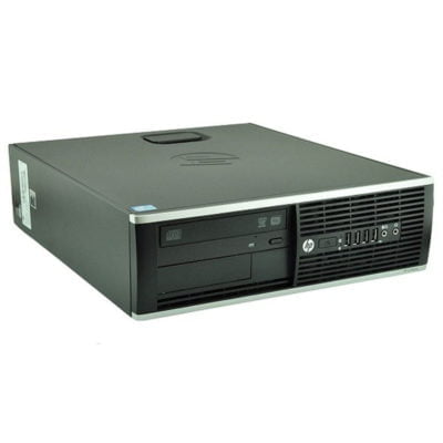 HP Compaq 8300 SFF - i5 3470 - 120GB SSD - 8GB - Win10 Pro - Guld Stand