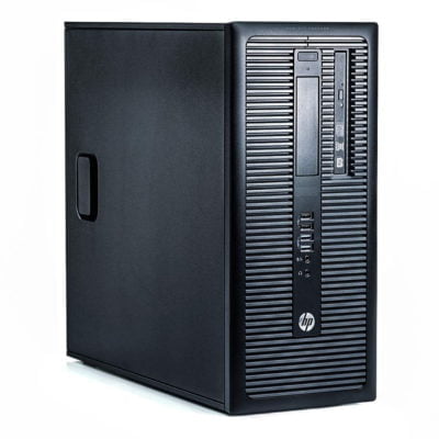 HP EliteDesk 800 G1 Tower GAMING GTX 1650 - Intel i7 4770 3,4GHz 256GB SSD+500GB HDD 16GB Win10 Pro - Guld stand