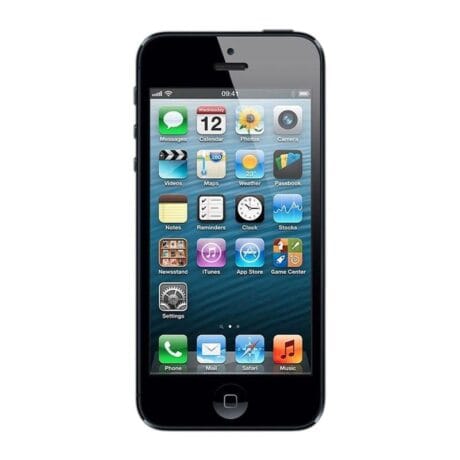 Apple iPhone 5 32GB (Sort) - Bronze stand