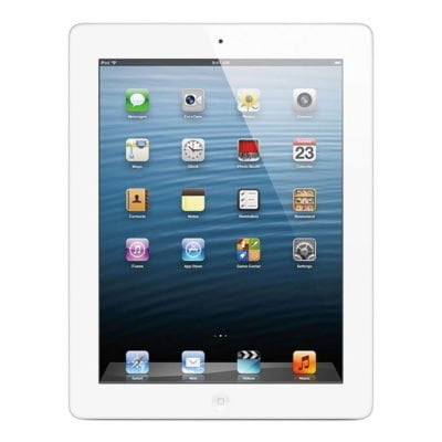 Apple iPad 4 32GB WiFi (Hvid) - Sølv stand