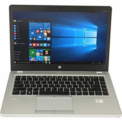 14" HP Ultrabook Folio 9470m - Intel i5 3427U 1,8GHz 180GB SSD 8GB Win10 Pro - Sølv stand