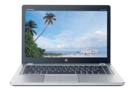 14" HP Ultrabook Folio 9470m - Intel i5 3427U 1,8GHz 180GB SSD 8GB Win10 Pro - Sølv stand