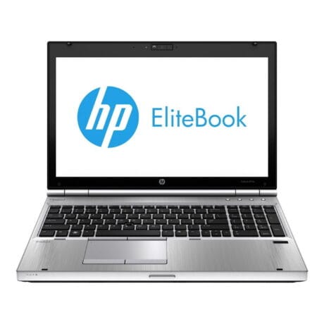 15" HP Elitebook 8570p - Intel i7 3520M 2,9GHz 128GB SSD 4GB Win10 - RS232 - Sølv stand