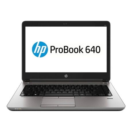 14" HP ProBook 640 G1 - Intel i5 4210M 2,6GHz 128GB SSD 8GB  Win10 Pro - Sølv stand