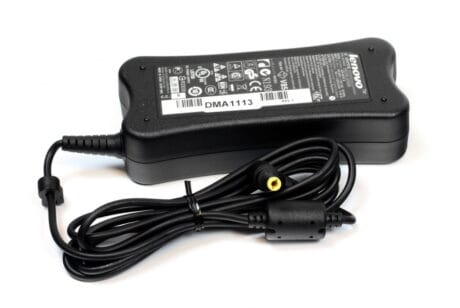 Lenovo 65W 19V 3.42A strømforsyning med 5.5mm x 2.5mm, Bone shape, Barrel tip stik - Original