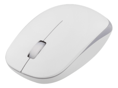 Trådløst tastatur og mus, USB nano modtaget, 10m, Nordisk layout, hvid/grå