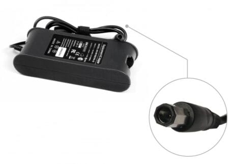 Kampagne vare, Dell 65W 19.5V 3.34A med 7.4mm x 5.0mm, Octagonal/Octagon/Hexagon Tip strømforsyning - Kompatibel