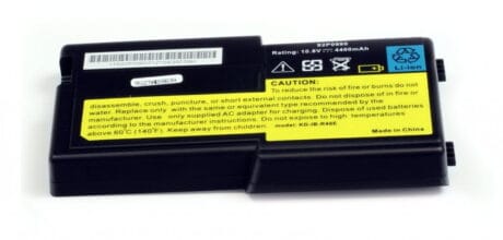 10.8V 4400mAh kvalitets lithium ion batteri til Bærbar computer - sort