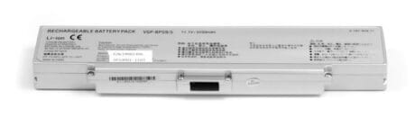 11.1V 4400mAh kvalitets lithium ion batteri til Bærbar computer - sølv