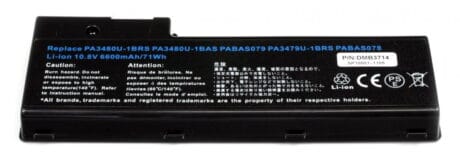 10.8V 6600mAh kvalitets lithium ion batteri til Bærbar computer