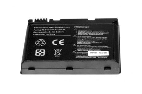 11.1V 4000mAh kvalitets lithium ion batteri til Bærbar computer - sort
