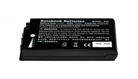 10.8V 4400mAh kvalitets lithium ion batteri til Bærbar computer - sort
