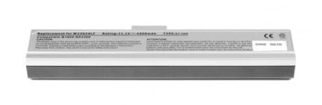 11.1V 4400mAh kvalitets lithium ion batteri til Bærbar computer - hvid