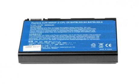 14.8V 4400mAh kvalitets lithium ion batteri til Bærbar computer - sort