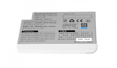 14.8V 4400mAh kvalitets lithium ion batteri til Bærbar computer - grå