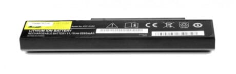 11.1V 5200mAh kvalitets lithium ion batteri til Bærbar computer - sort