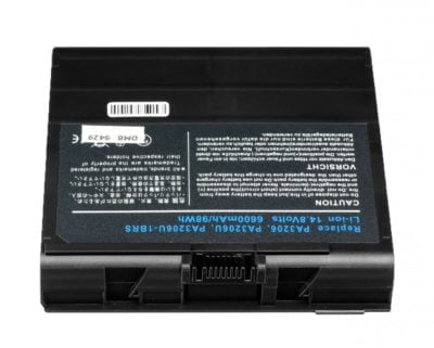 14.8V 6600mAh kvalitets lithium ion batteri til Bærbar computer - mørk grå