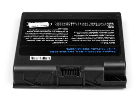14.8V 6600mAh kvalitets lithium ion batteri til Bærbar computer - mørk grå