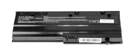10.8V 6600mAh kvalitets lithium ion batteri til Bærbar computer - sort