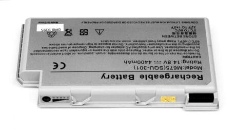 14.8V 6600mAh kvalitets lithium ion batteri til Bærbar computer - grå