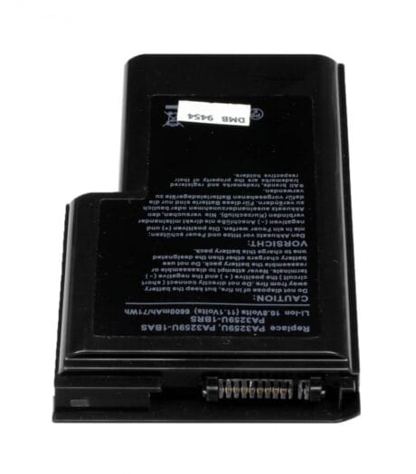 10.8V 6600mAh kvalitets lithium ion batteri til Bærbar computer - sort