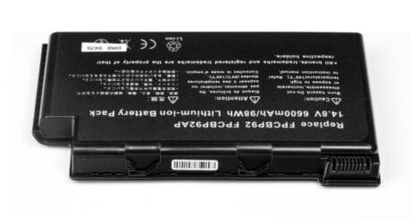 14.8V 6600mAh kvalitets lithium ion batteri til Bærbar computer - sort