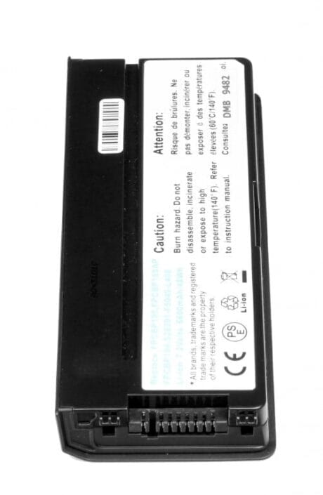 7.2V 6600mAh kvalitets lithium ion batteri til Bærbar computer - sort