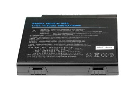 14.8V min. 6450mAh kvalitets lithium ion batteri til Bærbar computer - sort