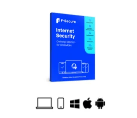 F-Secure Internet Security Sikkerhedspakke – 1 års abonnement – til 5 personer