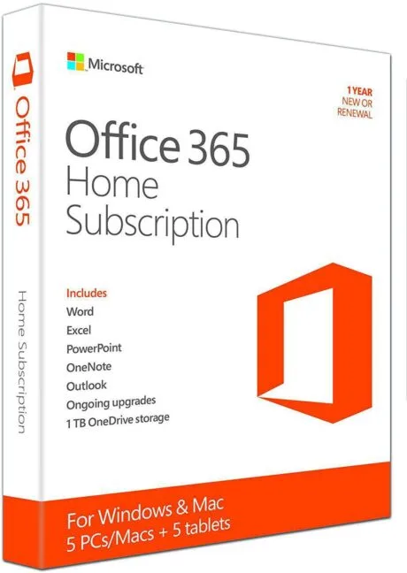 Microsoft Office 365 Family med Copilot AI - 1 års abonnement - til 6 PC / Mac / Android / iOS