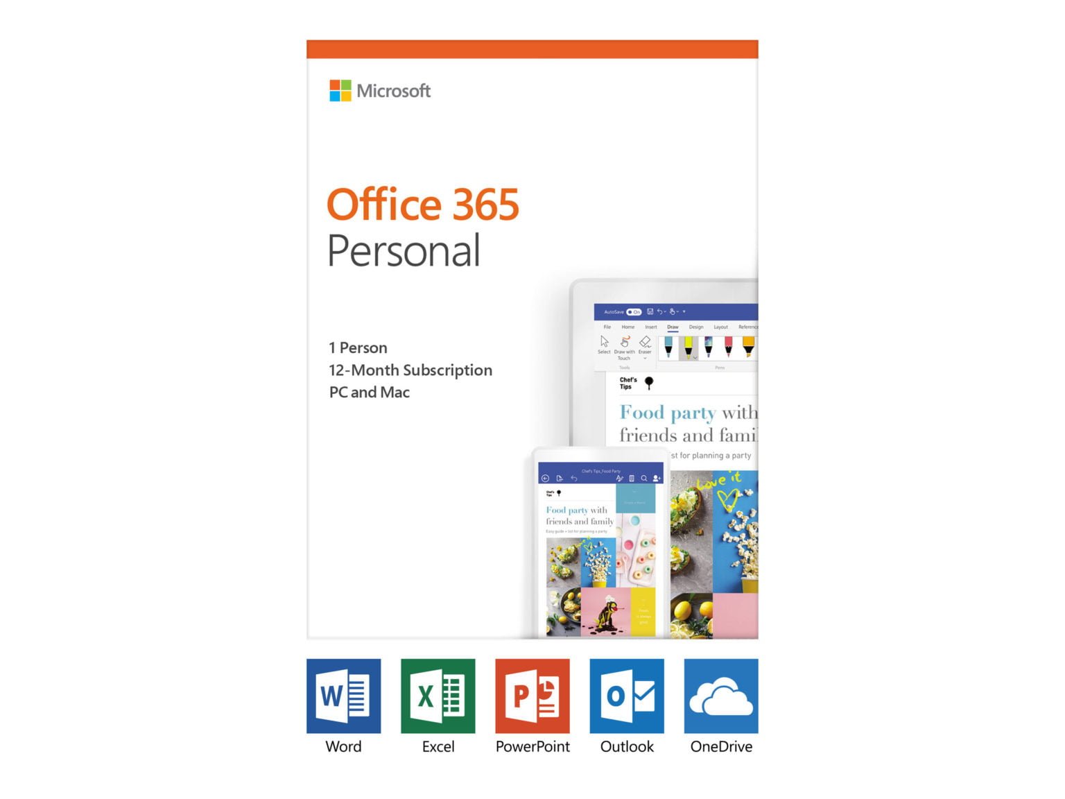 Microsoft Office 365 Personal 1 Pc Mac 1 Jahresabonnement groencomputer.dk