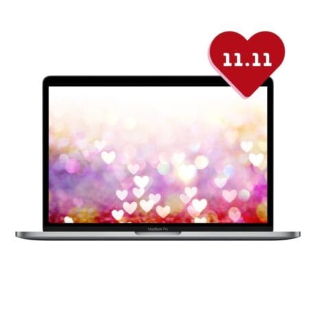 13" Apple MacBook Pro (Space Gray) - Intel i7 6660U 2,4GHz 256GB SSD 16GB (Late-2016) - Sølv stand