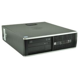 HP Compaq Elite 8200 SFF - Intel i3 2120 3,3GHz 500GB HDD 4GB Win10 Pro - Sølv stand