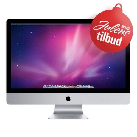 27" Apple iMac - Intel i3 550 3,2GHz 240GB SSD 12GB (Mid-2010) - Sølv stand