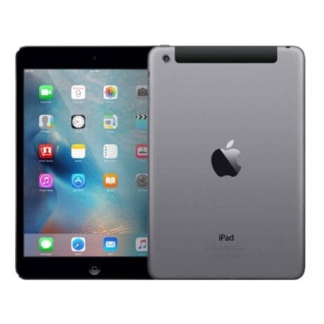 Apple iPad Mini 64GB WiFi + Cellular 4G LTE NANOSIM (Sort) - Sølv stand
