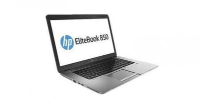 15" HP Elitebook 850 G2 - Intel i5 5200U 2,2GHz 256GB SSD 8GB Win10 Pro - Sølv stand