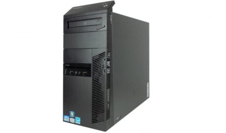 Lenovo ThinkCentre M92P Tower - Intel i5 3470 3,2GHz 240GB SSD + 500GB HDD 8GB Win10 Home - Guld stand