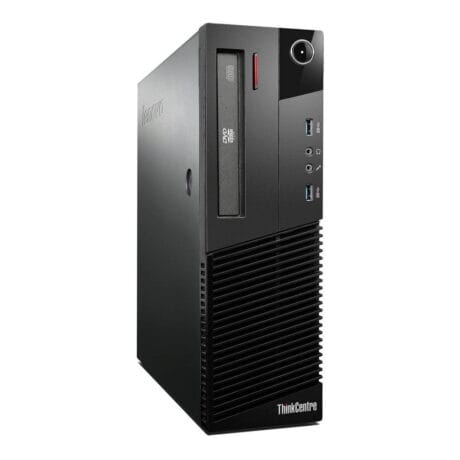 Lenovo ThinkCentre M83 SFF - Intel i3 4130 3,4GHz 256GB SSD 8GB Win10 Pro - Sølv stand