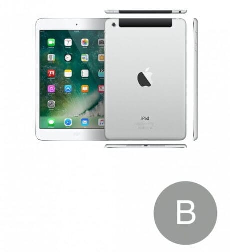 Apple iPad MINI 2 32GB WiFi + Cellular (Hvid) - Sølv stand