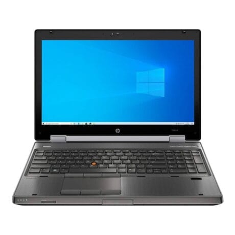 15" HP EliteBook 8560w - Intel i7 2630QM 2,0GHz 256GB SSD 8GB Win10 Pro - Sølv stand