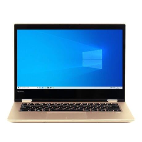 14" Lenovo Thinkpad Yoga 520-14IKB - Intel i5 7200U 2,5GHz  256GB SSD 8GB Win10 Home - Touchskærm - Guld - Guld stand