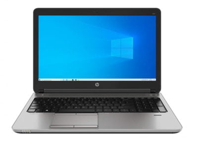 15" HP ProBook 650 G1 - Intel i5 4200M 2,5GHz 128GB SSD 8GB Win10 Pro - Sølv stand