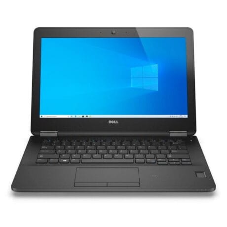 12" Dell Latitude E7270 - Intel i5 6200U 2,3GHz 256GB SSD 8GB Win10 Pro - Sølv stand